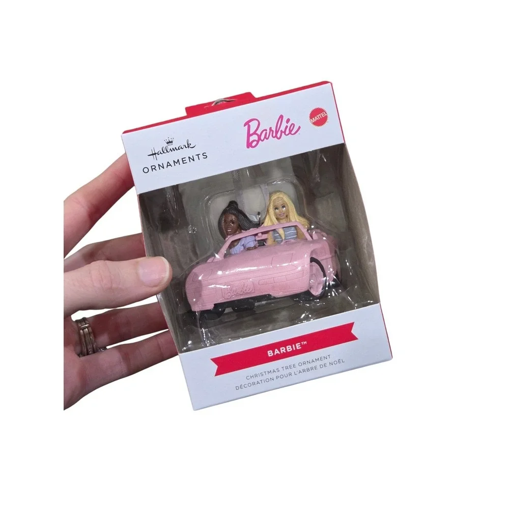 Hallmark Barbie Christmas Ornament‎ Pink Convertible Mattel 2025